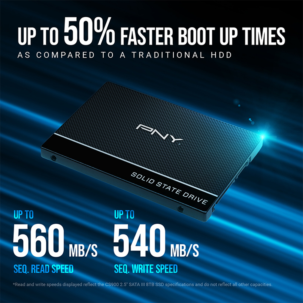 PNY CS900 2.5 SATA III SSD – 2